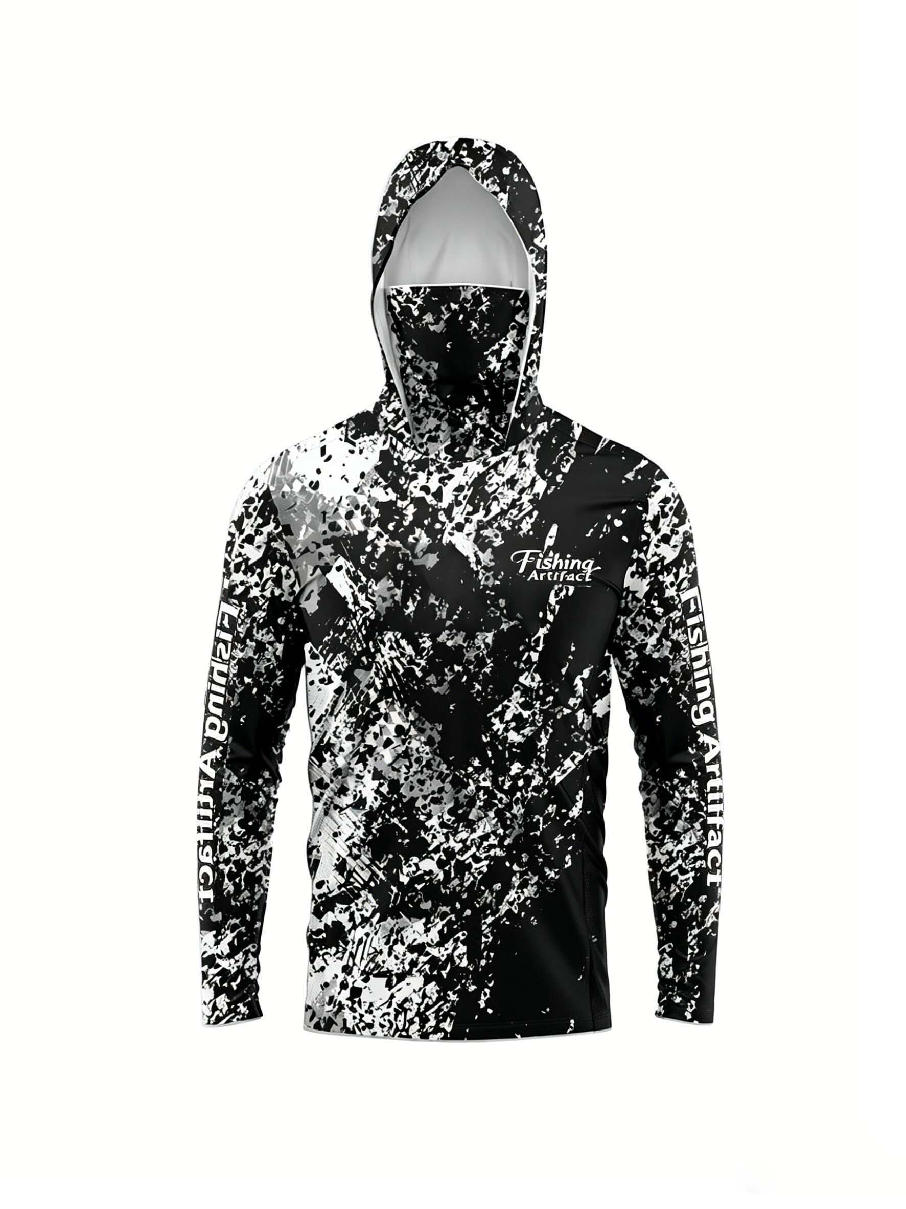 Sports Mask Breathable - Felpa da Pesca Estiva da Uomo