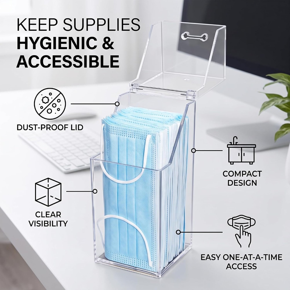 Dispenser per Maschere Faccial - Face Mask Storage Box recensione e prezzo
